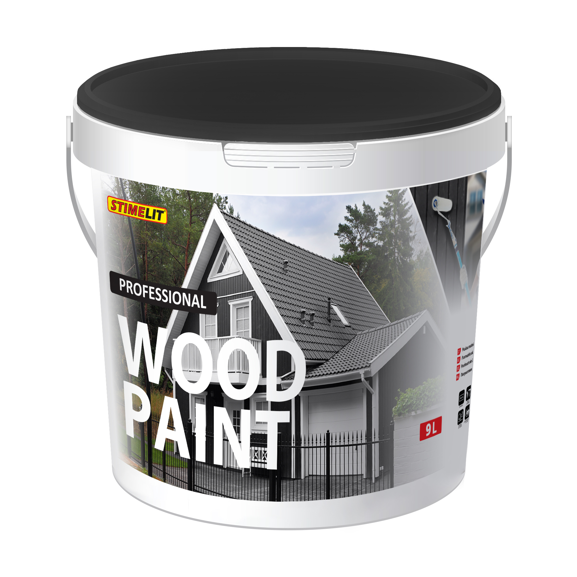 WOOD PAINT Полуматовая акриловая краска для дерева 