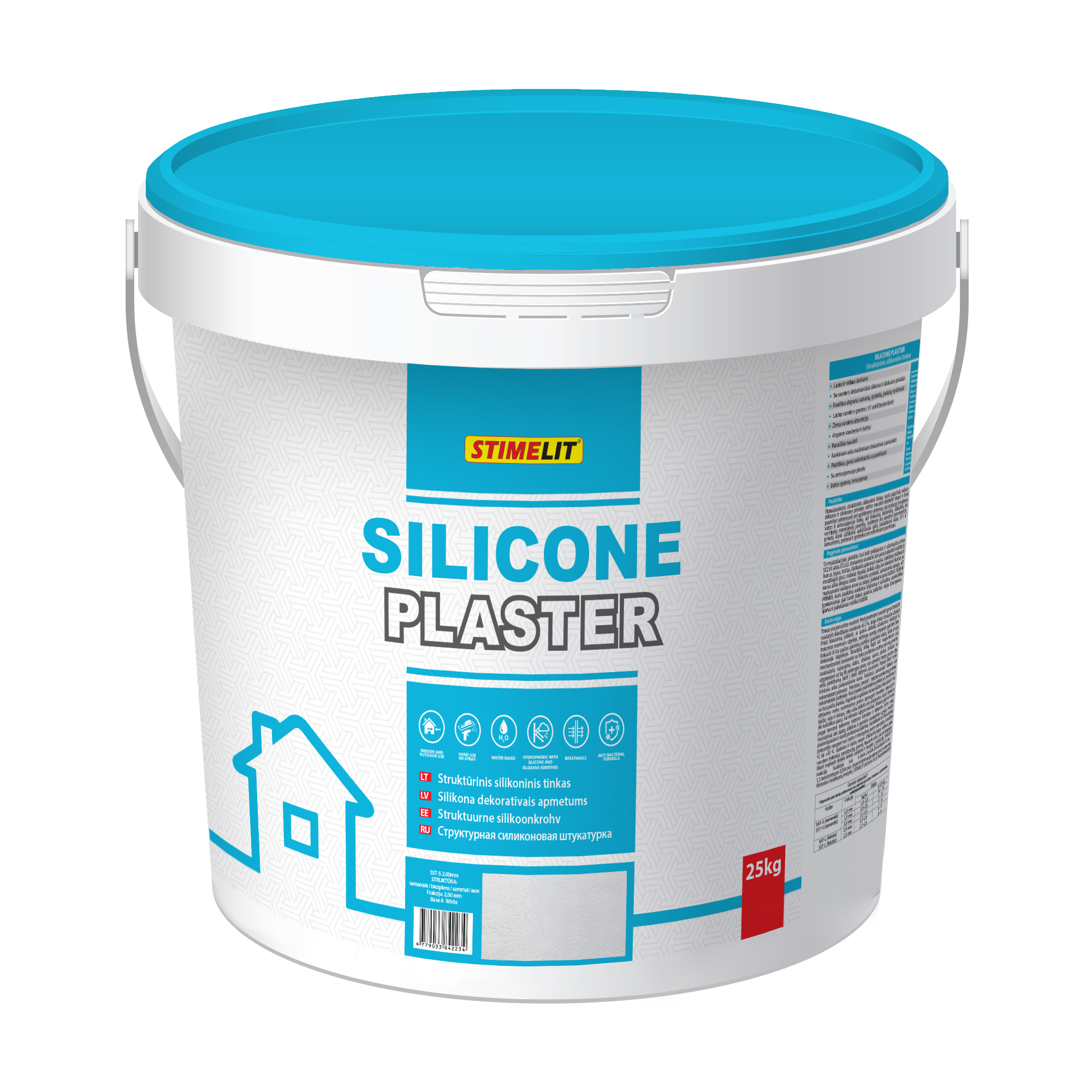 SILICONE PLASTER  Struktūrinis silikoninis tinkas