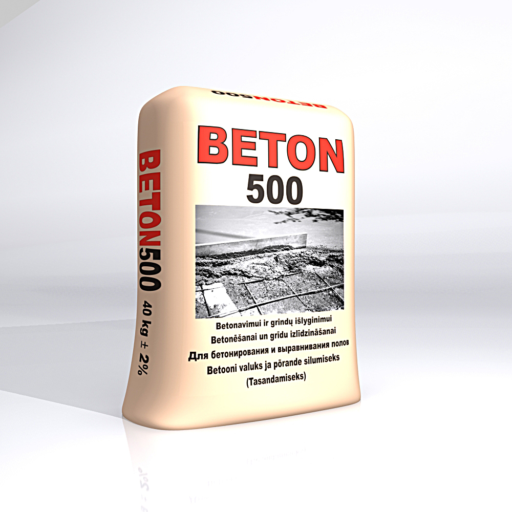 BETON500 Sausas betonas