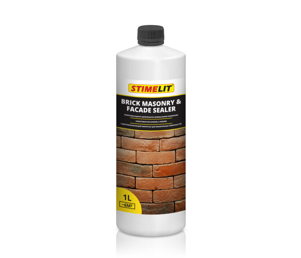 BRICK MASONRY & FACADE SEALER Hidrofobizuojantis impregnantas mineraliniams pagrindams