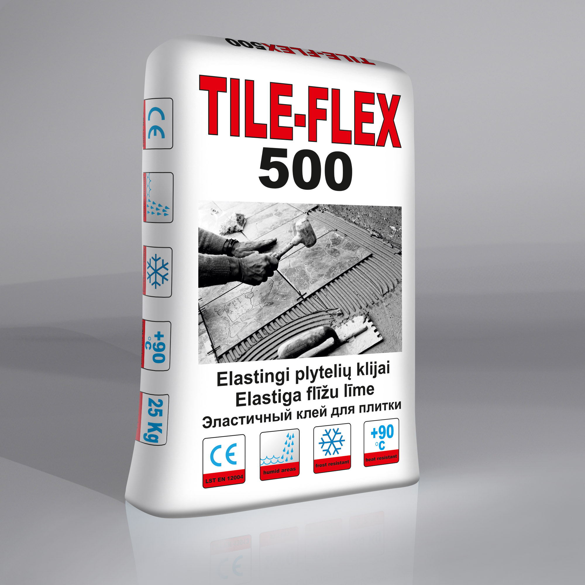 TILE FLEX500 Elastingi plytelių klijai